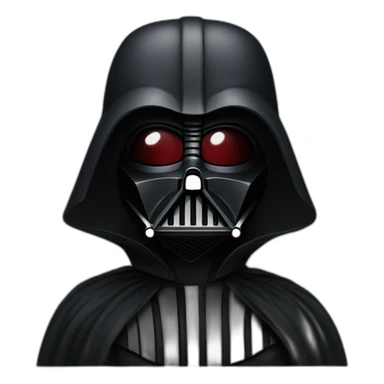 Darth Vader wearing hoodies  sticker