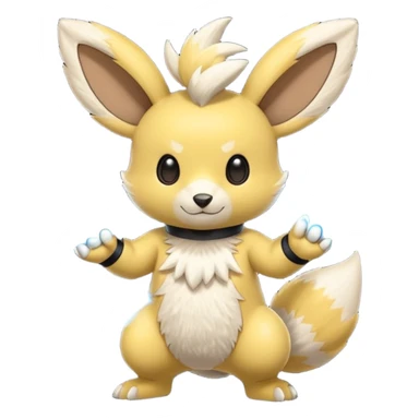 Teddiursa-Minccino-Zeraora-fusion  sticker