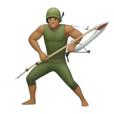 spearfisherman sticker