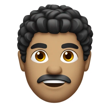 Spartacus with black hair sticker