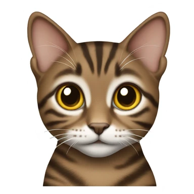 Female brown Tabby  sticker