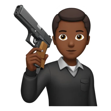 Black person with a Glock sticker