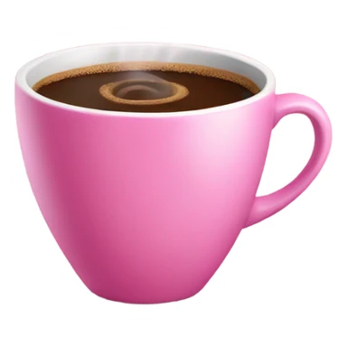 Coffee coffee Coffee in pink cup sticker
