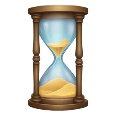 magic sandglass sticker