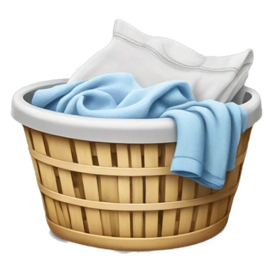 basket of laundry  sticker