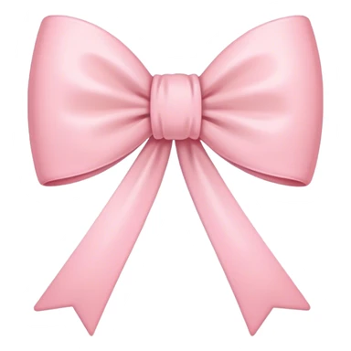 pastel pink bow that is long sticker