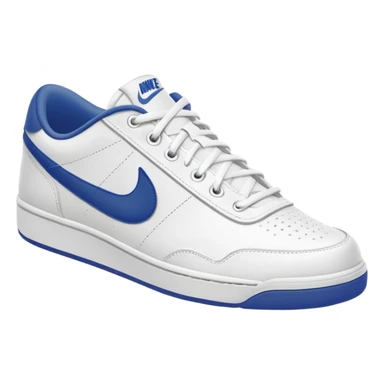 nike white low top tennis shoe sticker