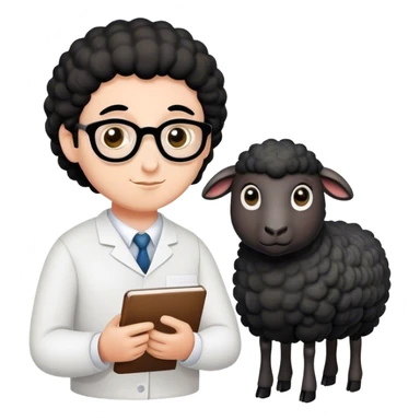 black sheep with tutor sticker