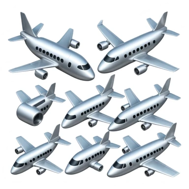 generate realistic aircraft components sticker