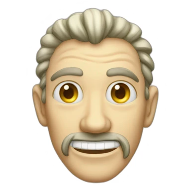 Doomer trollface Camus sticker