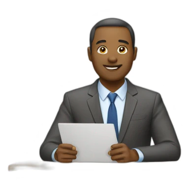 Meeting person sticker