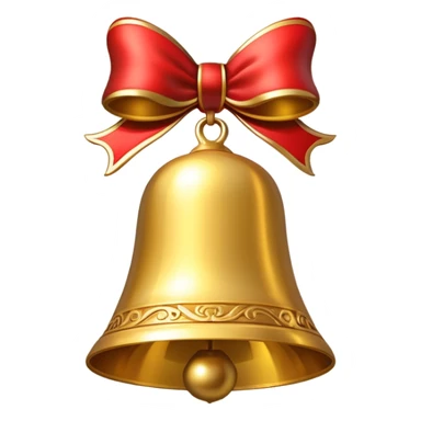 christmas bell sticker