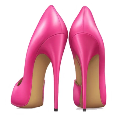 Pair of Pink stiletto shoes sticker