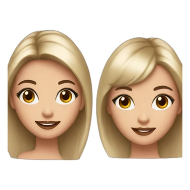 Audrey and Micka sticker