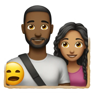 Man with her gf  sticker