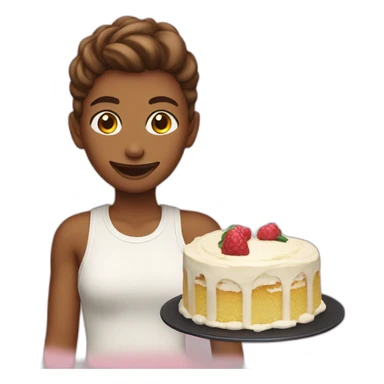 Vanilla bliss Cake sticker