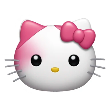 Hello kitty with hearts sticker
