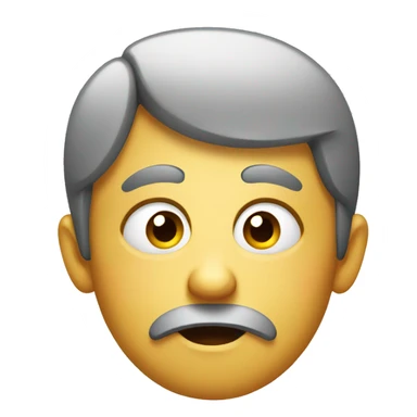 puzzled face emoji sticker