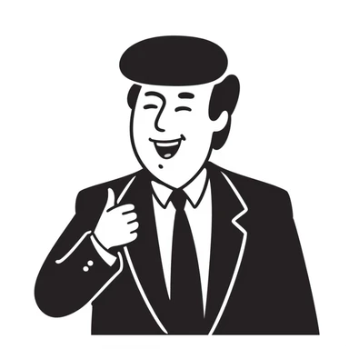 happy president trump sticker