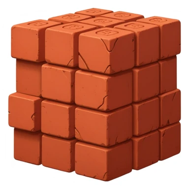 An auto which is full of bricks sticker