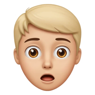 A surprise look sticker