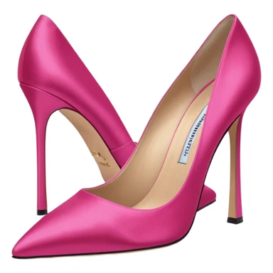 manolo blahink 90's satin pump sticker