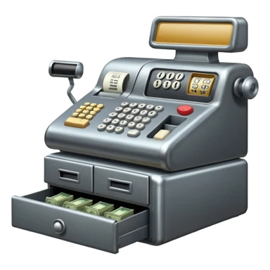 cash register sticker