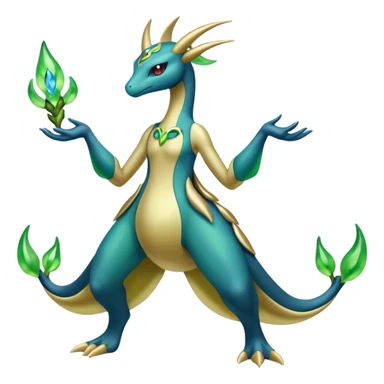 Cresselia-Amaura-Zygarde-Electrike-Fakémon-fusion, full body sticker