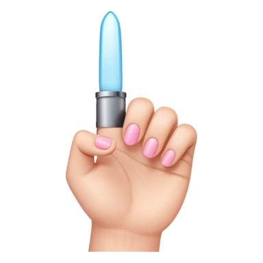 Pinky finger up sticker