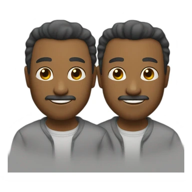 two white men embrassing sticker