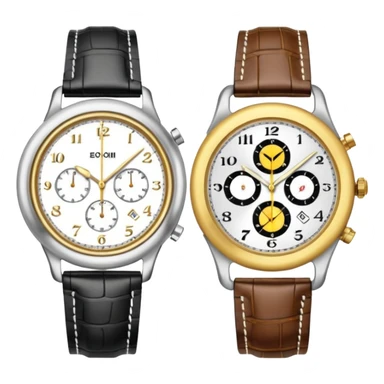 2 watches sticker
