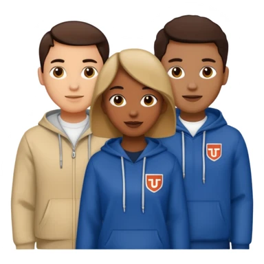 Trio utcm, utsm and uttvm. sticker