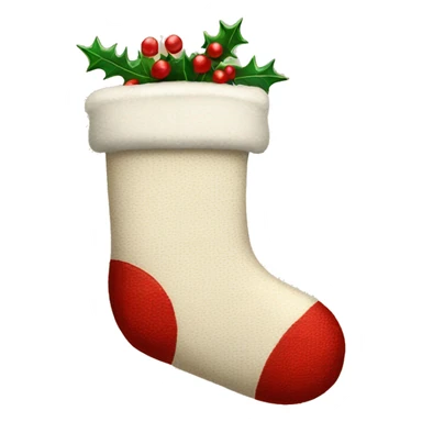 A cozy Christmas stocking filled with little surprises sticker