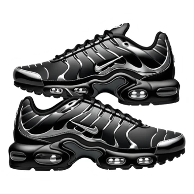 Nike Air Max Plus TN "Black Chrome" sticker