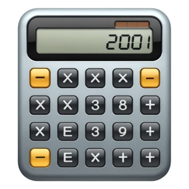 Calculator sticker