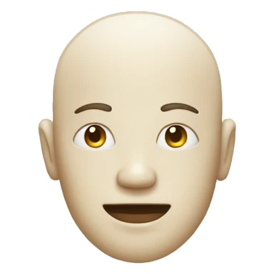 computer with asian face sticker