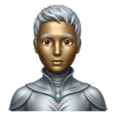 Living statue (silver paint),Street Performers sticker