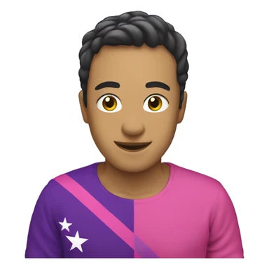 emoji da bandeira bissexual sticker