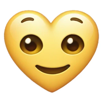 an emoji of the happy face hugging the word AI with heart shaped eyes sticker