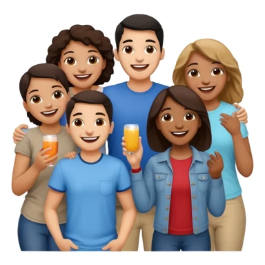 amigos puerto riqueños fuera del campus sticker