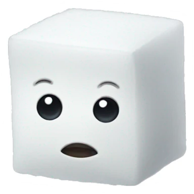 sugar cubes without a face sticker