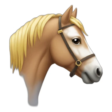 Cheval qui fait caca arc en ciel  sticker