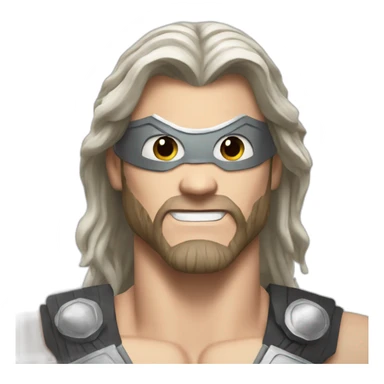 Thor sur spider man sticker