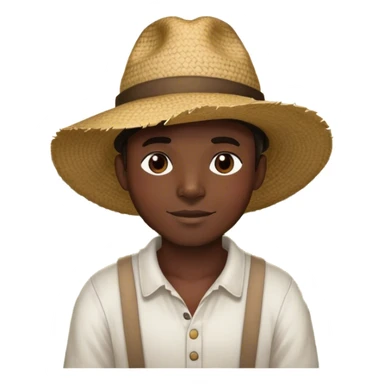 Black man in a cotton field saying goodnight  sticker