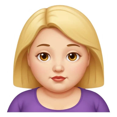 약간 통통한 여자 sticker