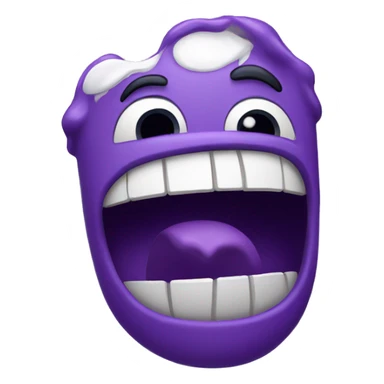 Grimace shake sticker