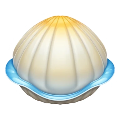 Coquille blanc sticker