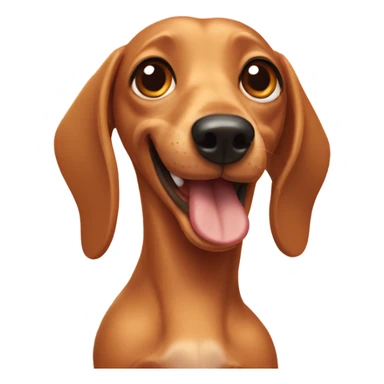 Weenie dog sticker