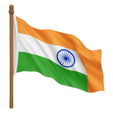 an India flag sticker