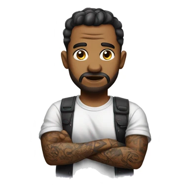 Confused tattoo artist  sticker